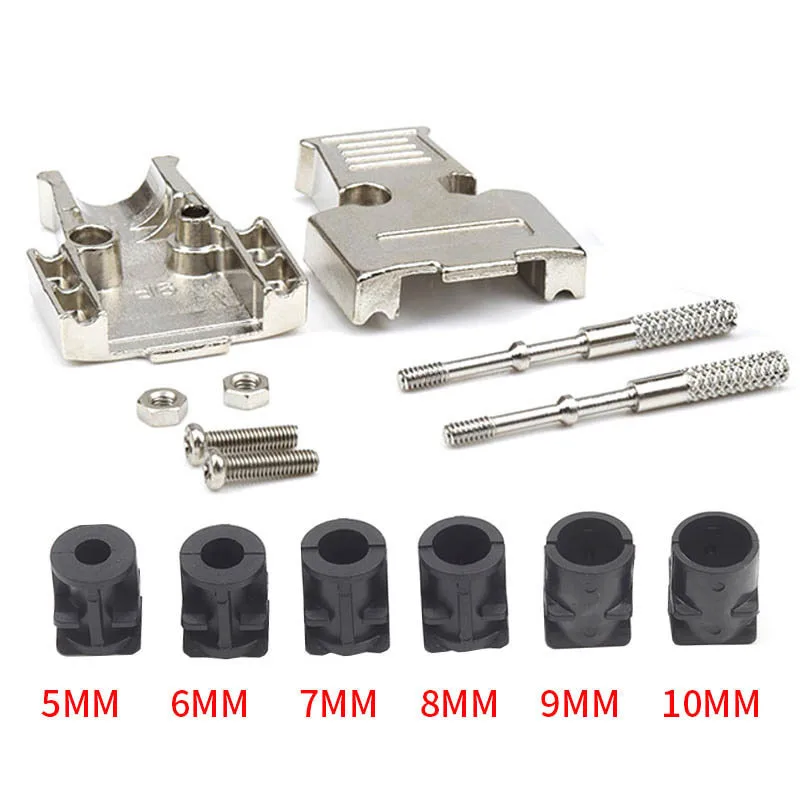 DB9 металлический разъем переходник с женским и мужским разъемами Серия D