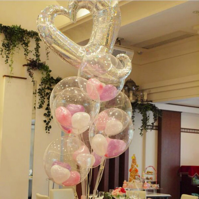 18 дюймов прозрачные надувные шары летние девичник вечерние надувные шары Детские шоу украшения для свадьбы и дня рождения игрушки поставки