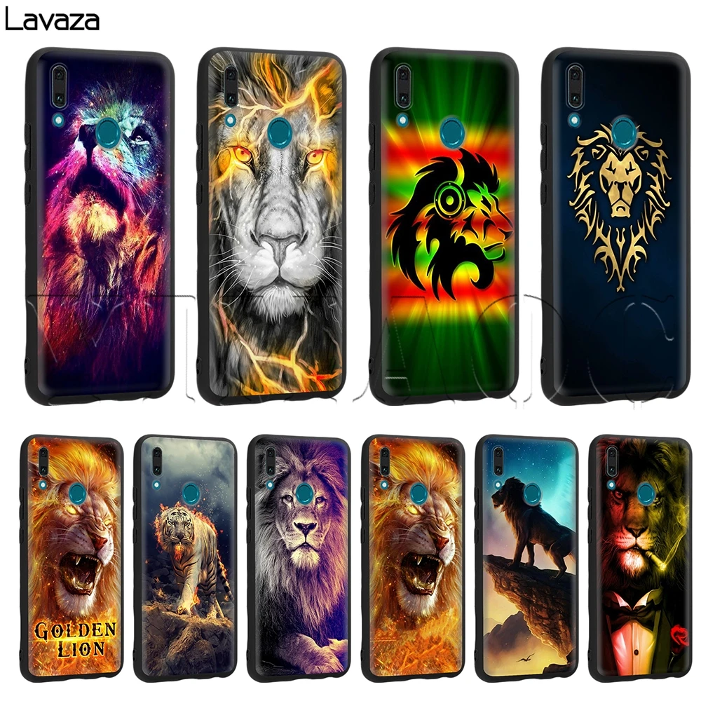

Lavaza Lions Art Case for Huawei Mate 20 Honor Note 6a 7a 7c 7x 8c 8x 9 10 Nova 3i 3 Lite Pro Y6 2018 Prime