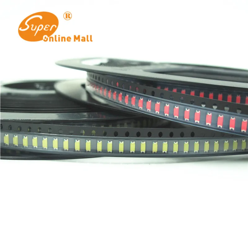 100 шт/Паг 1206 SMT SMD Оранжевый Светодиодный свет Диод прозрачный DIY светодиоды 600 610nm