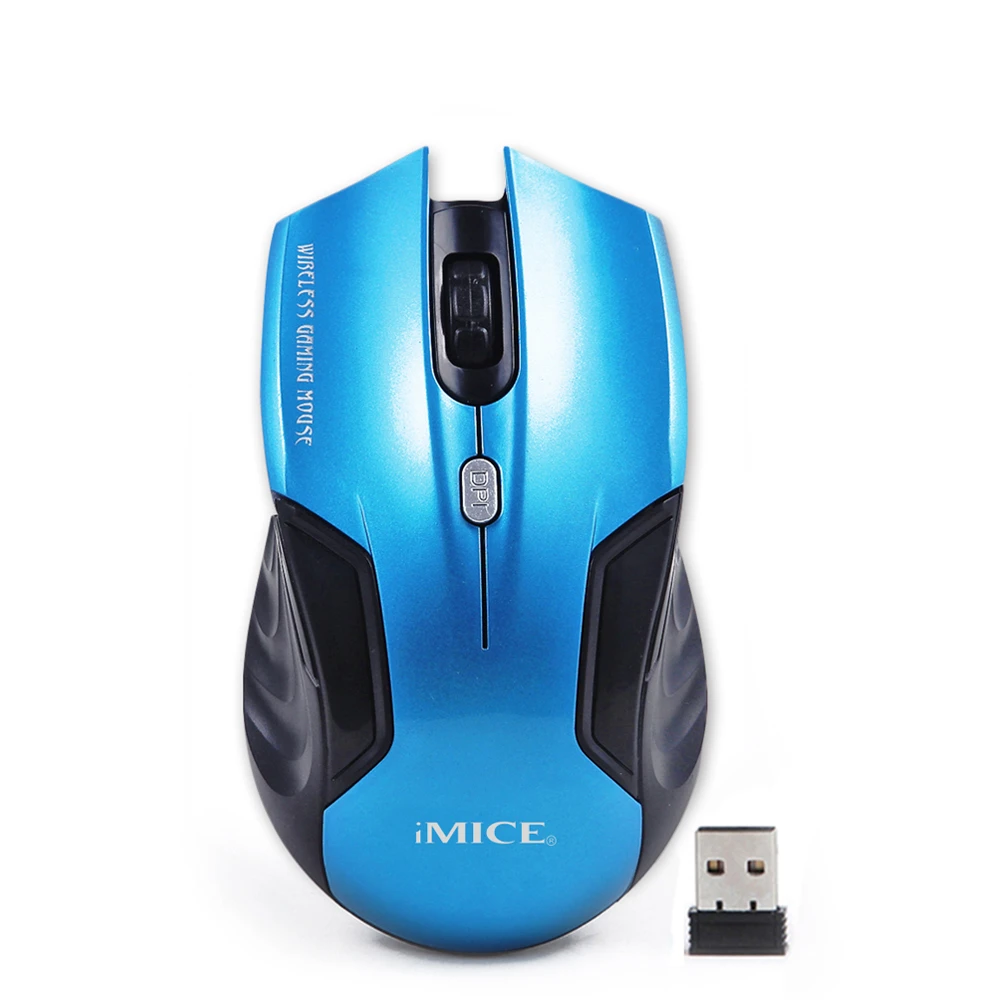

2.4GHZ Wireless Mouse 2000DPI USB Optical Computer Gamer Mice 6 Buttons Cordless Gaming Mouse For PC Laptop Desktop Office Work