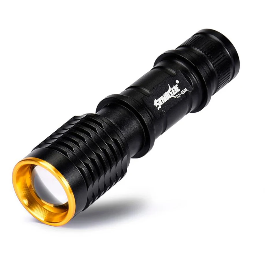 

LED lamp AA/14500 Zoomable LED Flashlight Torch Lamp 3 Modes 2017 Newest Hot Sell Drop Shipping Super Bright 5000LM CREE Q5