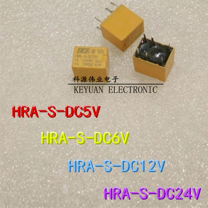 

HRA-S-DC3V 5V 6V 12V 24V 6PIN Relay