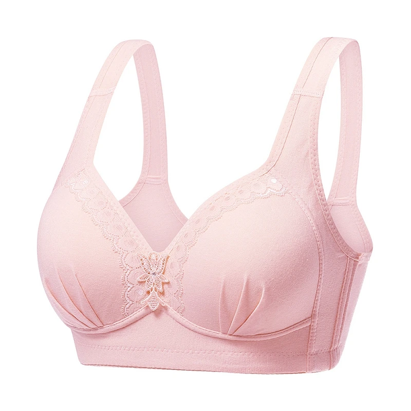 

2019 new Women Wireless Bra Plus Size Sexy lace Push Up 36-42 B C Cup Wire Free Bralette Lady Seamless Bras Underwear everyday