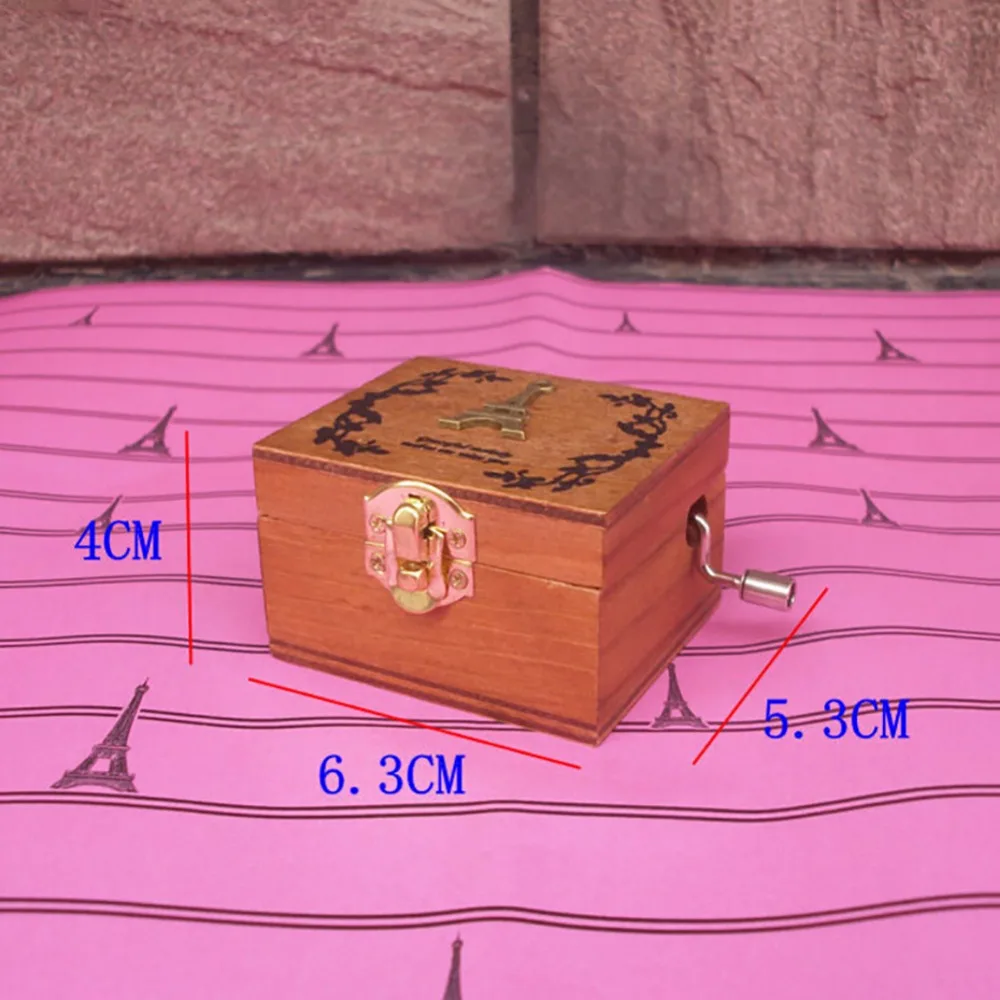 Винтажная деревянная музыкальная шкатулка, сделай сам, ремесло, Золотая рука, урди, Лебединое озеро, Эдельвейс, Canon, Колыбельная, 4 песни, музыкальные коробки для домашнего декора