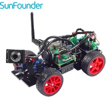 Sunfower умный видео автомобильный комплект Raspberry Pi DIY робот комплект для детей взрослых совместим с Raspberry Pi 4 Модель B 3B+ 3B 2B