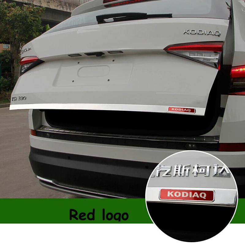 Для skoda kodiaq 2016 2017 2018 двери Стикеры Нержавеющая сталь задняя дверь багажника