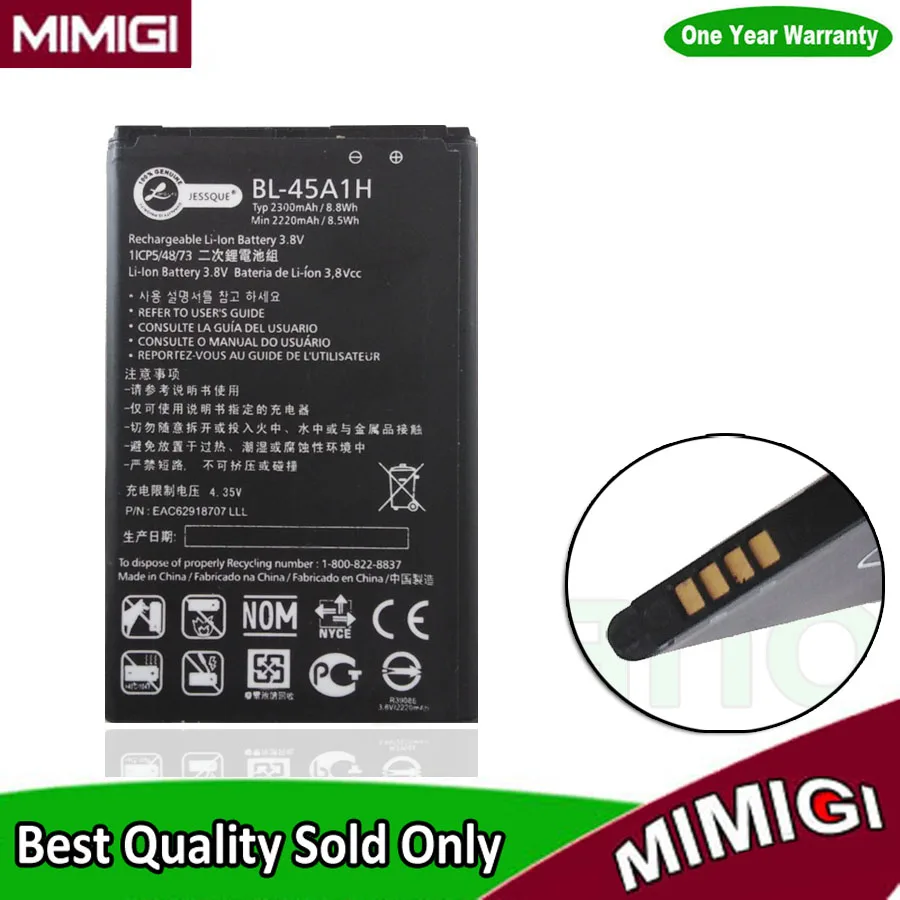 

2300mAh BL-45A1H Battery For LG K10 F670L F670K F670S LTE Q10 K420 Mobile Phone Accumulator AKKU