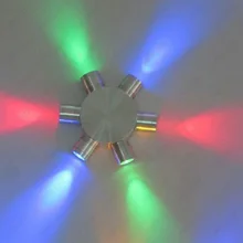 Dimmable/Not 6 Вт светодиодный настенный светильник крепежные детали внутреннего светильника комплект Vestibule отель KTV диско бар серебряный корпус