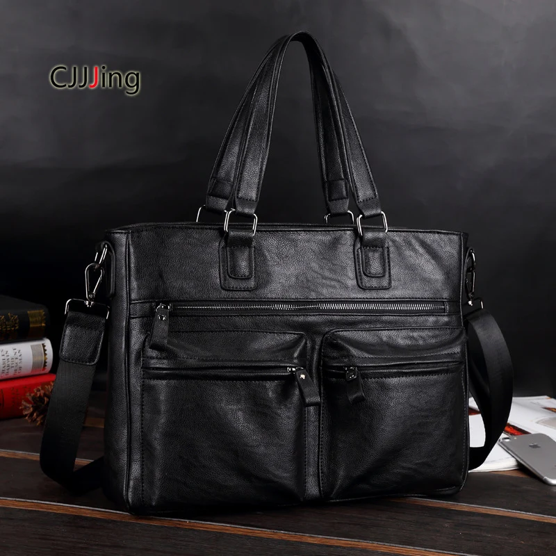 

Men Business Office Handbags Messenger Bags Casual Shoulder Crossbody Bag Men's Travel Bags Briefcase Bag for Man CJJJing