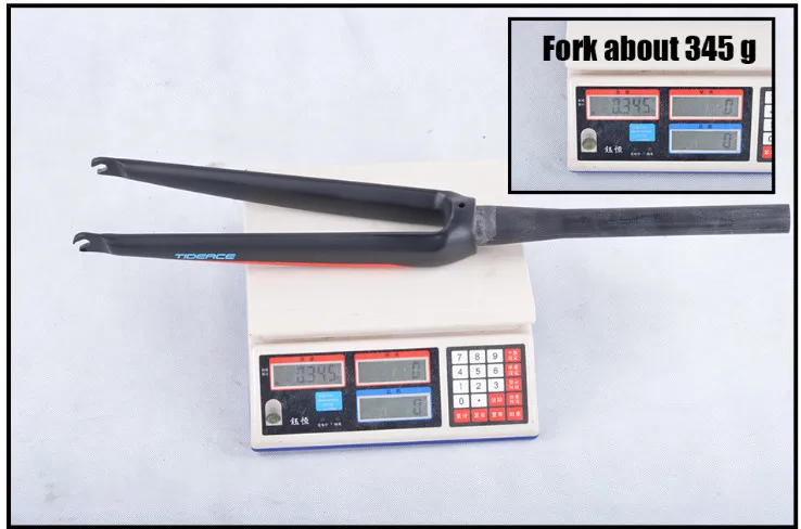 Flash Deal 2017-2018 Tideace aero Cadre Route Frameset Made in China Carbon Fiber Road Bike Frame Bicycle Frame 50/53/55cm 15