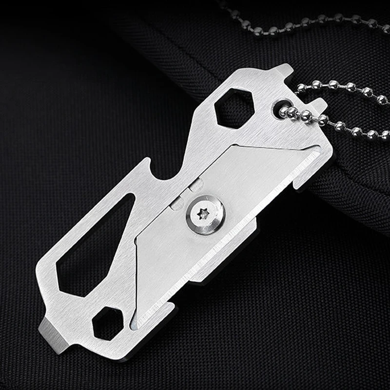 

Outdoor Portable multi-function Card Pocket Tools Combination Screwdrivers Hex Key Opener Cutter EDC Multi-Function Tool