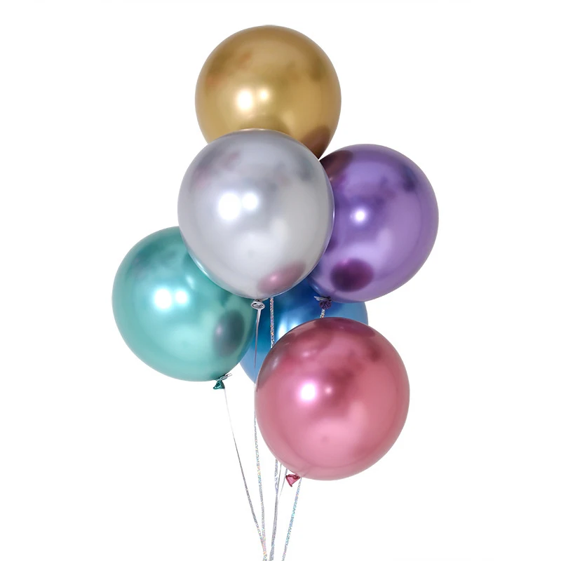 10 шт. 12 дюймов металлические шары латексные глянцевые жемчужные металлические цвета на день рождения, свадьбу, вечеринку, гелиевые шары, декоративные принадлежности