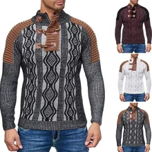ZOGAA кардиган свитер пальто мужской осенне-зимний модный однотонный свитер Повседневный теплый вязаный джемпер свитер мужские пальто