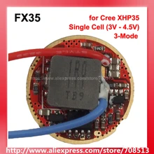 FX35 22 мм 1A 1-Cell 3-Mode Boost Driver монтажная плата для Cree XHP35(1 шт