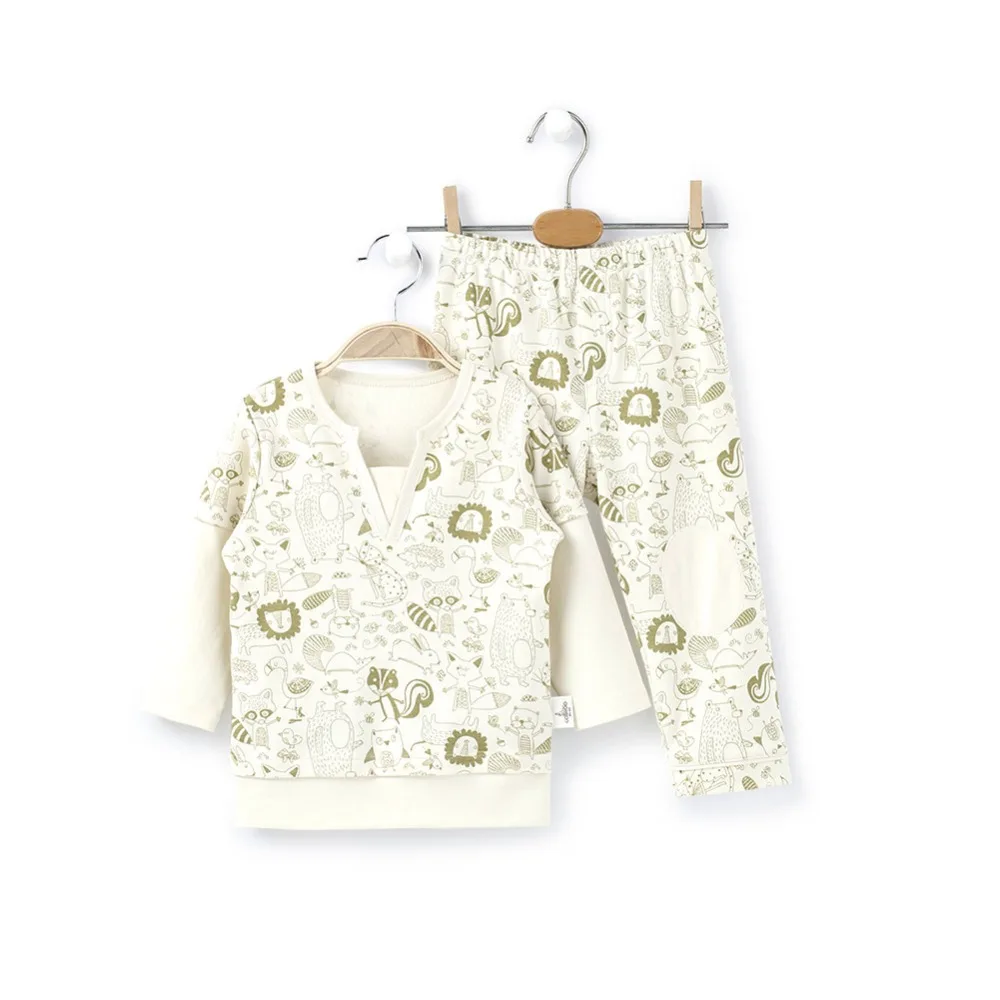 COBROO для новорожденных футболка и штаны комплект с одежда с длинным рукавом хлопок младенческой комплект детской одежды 9-24 месяцев