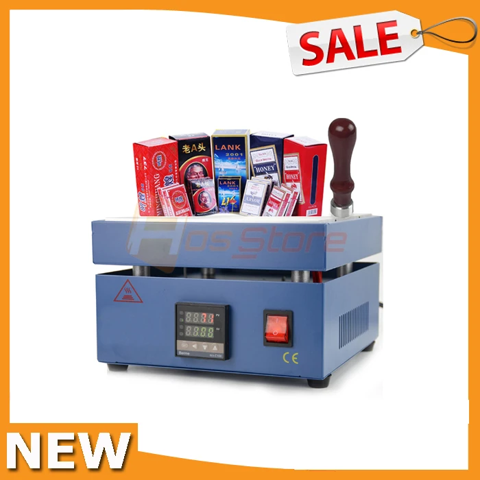 110 V/220 V ручной аппарат для упаковки в целлофан сигарет Косметика покерная коробка