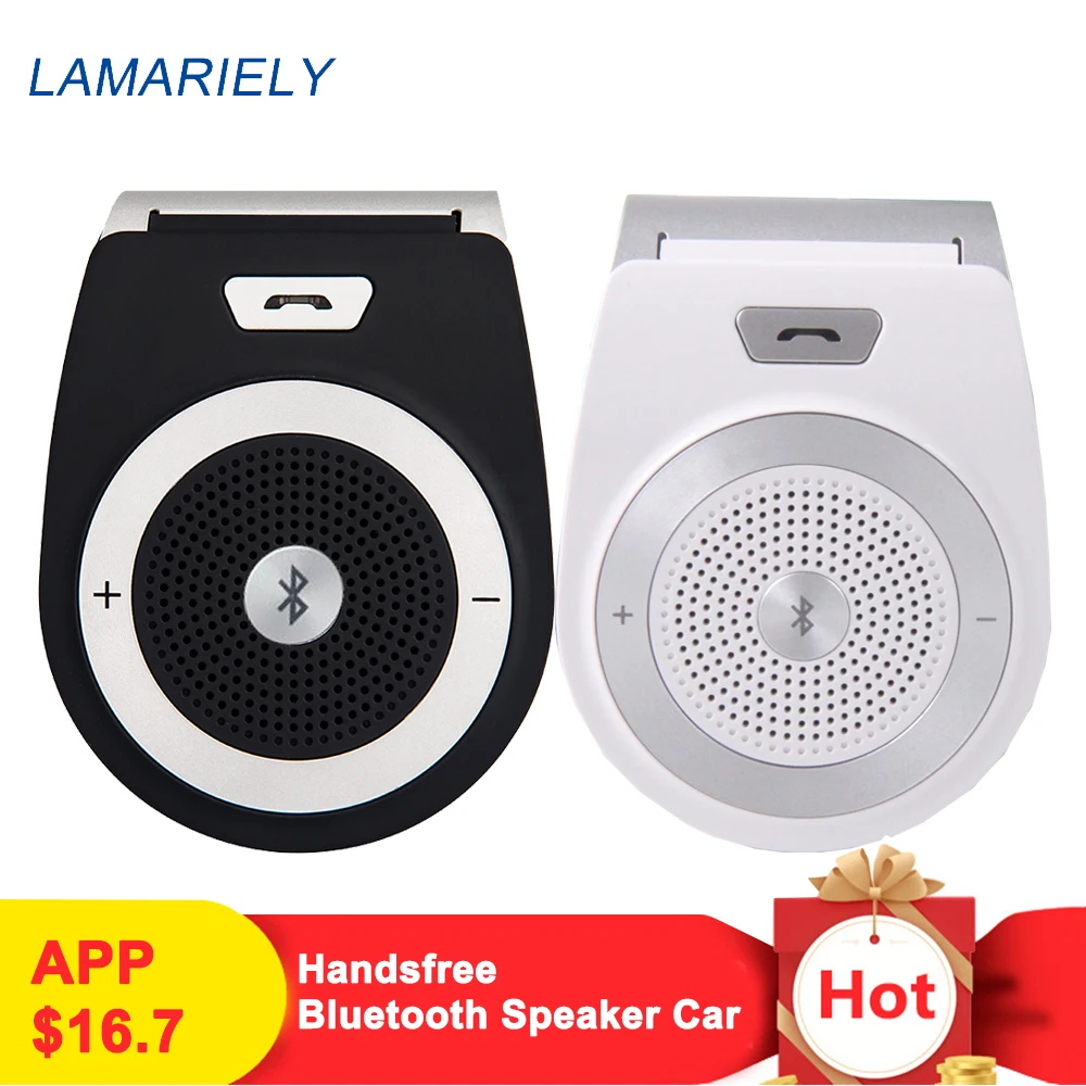 

Car Bluetooth Kit T821 Handsfree Speaker Phone Support Bluetooth 4.1 EDR Wireless Car Kit Mini Visor Can Hands Free Calls