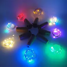 2 м Luces Led Decoracion медная проволока сказочная гирлянда для декора праздника Luces Navidad внешние Рождественские огни HL01