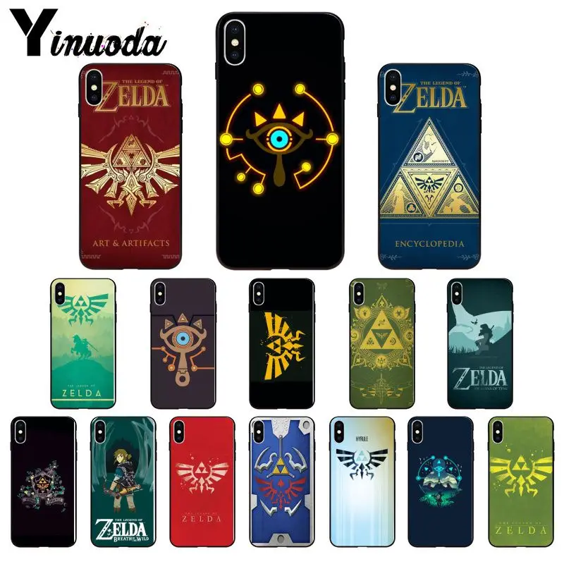 Yinuoda Legend of логотип Zelda Сделай Сам рисунок чехол для iPhone 8 7 6 6S Plus X XS MAX 5 5S SE XR