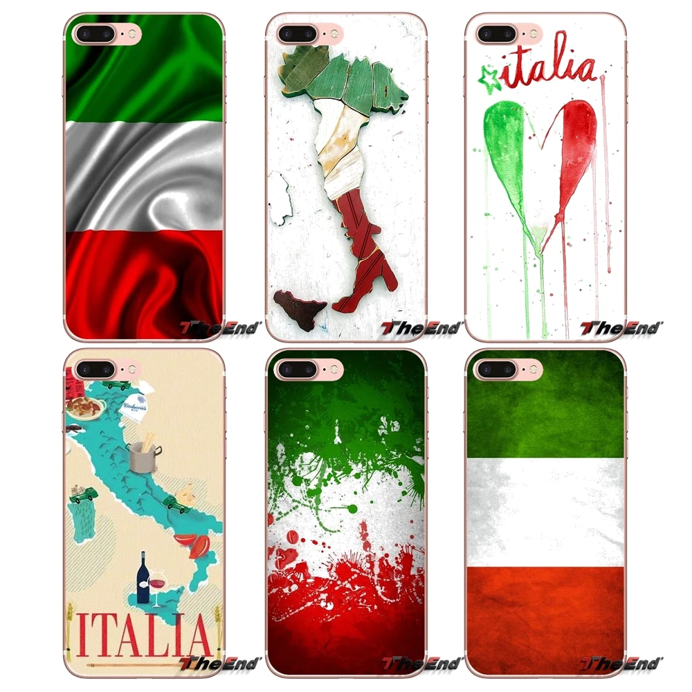 

Soft Case Italy National Flag IT Eagle Map For iPhone X 4 4S 5 5S 5C SE 6 6S 7 8 Plus Samsung Galaxy J1 J3 J5 J7 A3 A5 2016 2017