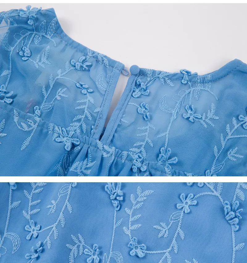 3d flower dress girls G5240-15