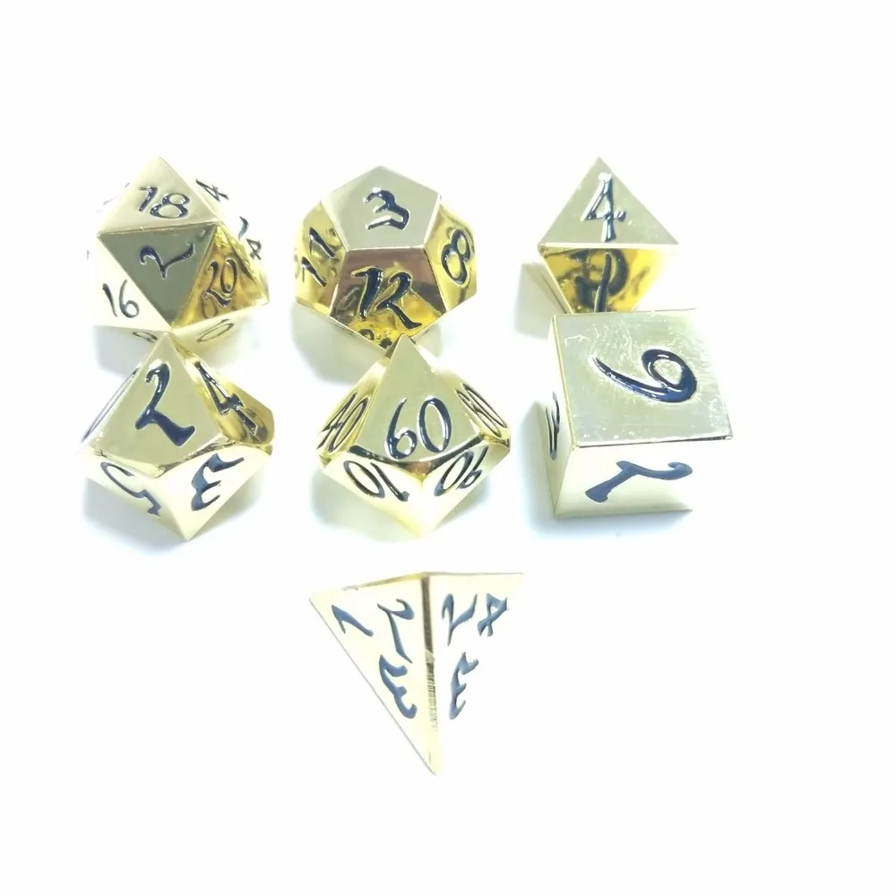 Factory direct sale Dungeons & Dragons 7pcs/set Creative RPG Dice D&D
