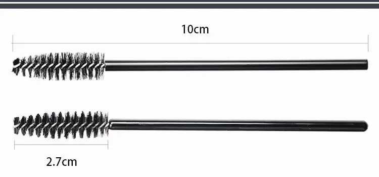 Черная щетка для ресниц Макияж щеточки Одноразовые Тушь для ресниц палочки аппликаторы для ресниц косметические кисти макияж инструмент 50 шт