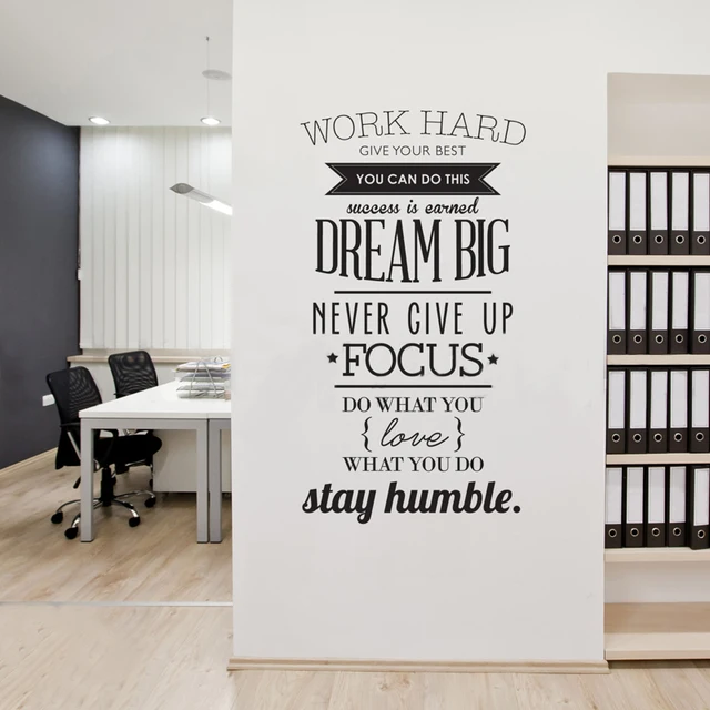Wall Decor Words aliexpress : buy size 100x56cm work hard letters vinyl decal Wall Decor Words aliexpress : buy size 100x56cm work hard letters vinyl decal