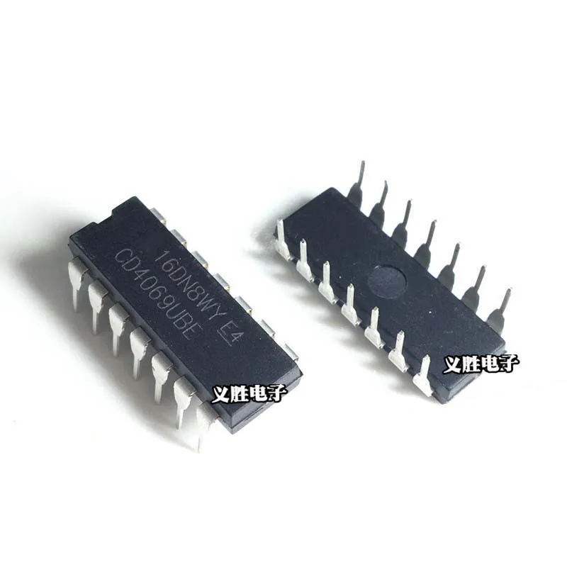 10PCS CD4069UBE DIP14 CD4069U CD4069 Converter Hex New original free ...