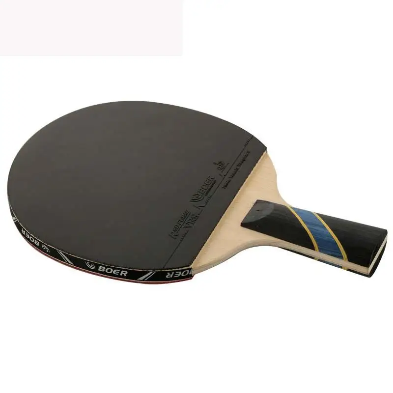 1 шт./лот Professional углеродное волокно Настольный теннис ракетка лезвие с одной резиновой оригинальной ракетка для Пинг-Понга Летучая