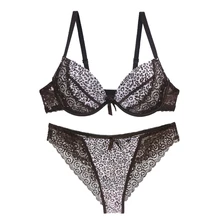 Новинка, сексуальный женский бюстгальтер размера плюс, чашечки A, B, C, женское нижнее белье, Бюстгальтеры на косточках, сексуальное кружевное леопардовое нижнее белье