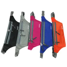 Women’s Handbags Nylon Waterproof Zipper Waist Bags Candy Color Bag Ladies Women Waist Bags Phone Pouch Men Waist Pack #2670