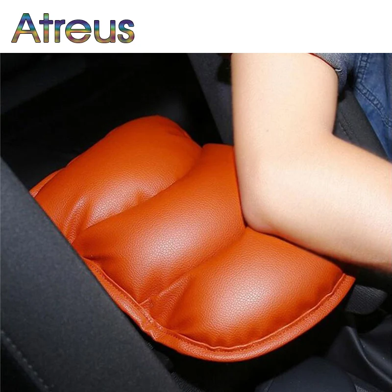 

Atreus Auto Center Armrest Console Box Pad Seat Cover For Abarth Fiat 500 Nissan Qashqai J11 Juke X-trail T32 Note Accessories