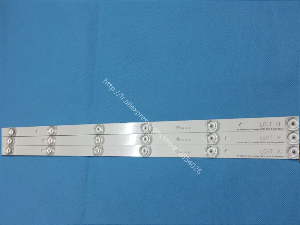 Новый 15 шт. светодио дный подсветка бар идеально replacem для 32MB25V LGIT A B innotek DRT 3,0 32 A B 6916l-1974A 6916l-1975A 6 светодио дный