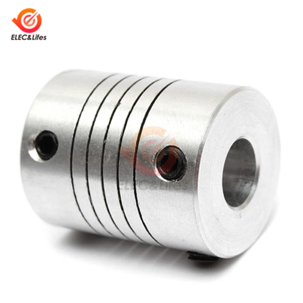 D19L25 5x8mm ЧПУ сцепление двигателя вал гибкая муфта сцепления 5x10 мм 6,35x8 мм 8x8 мм 8x10 мм 5 Размеры алюминиевый сплав топ провода соединительные