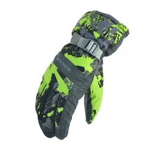 Зимние профессиональные лыжные перчатки мужские Взрослые водонепроницаемые теплые перчатки зимние ветрозащитные перчатки для катания на лыжах, сноуборда 28wy