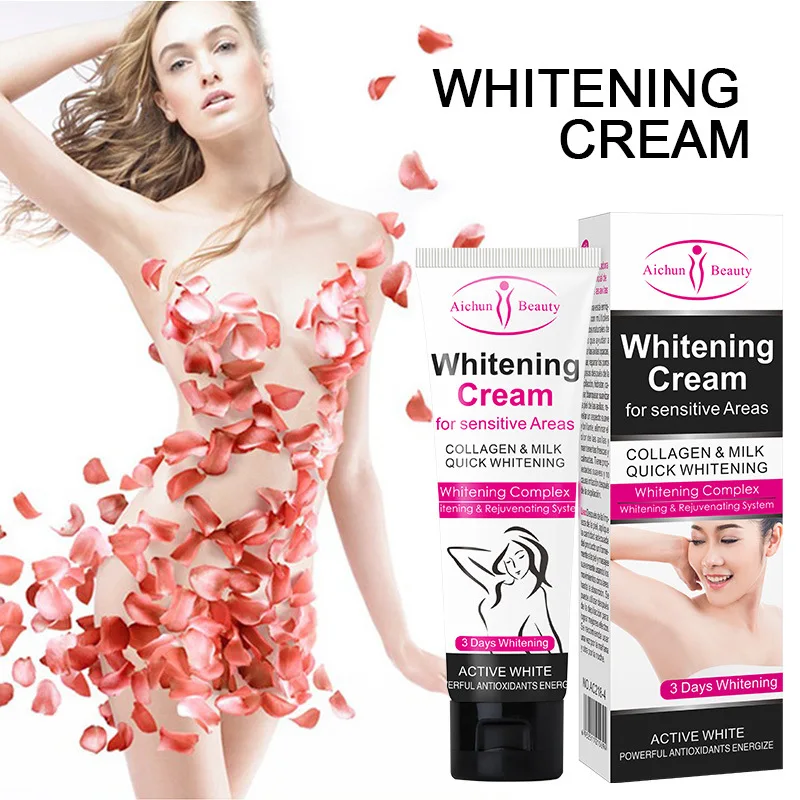 

Collagen Armpit Whitening Cream Body Underarm Whitening Cream Legs and Knees Private Parts Skin Whitening Korean Skin Care