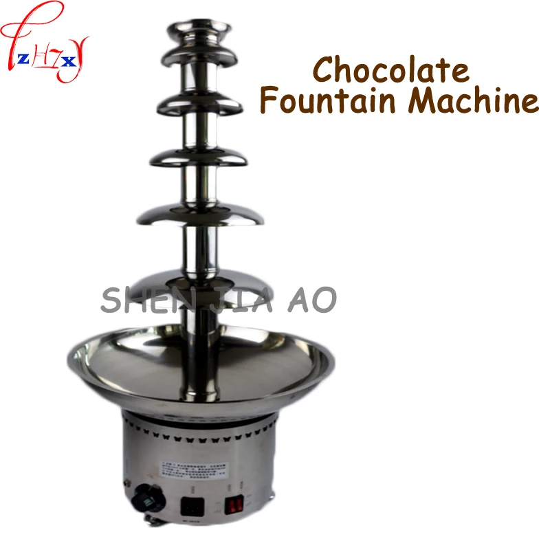 Commercial Stainless Steel 6 Layer Chocolate Fountain Machine DIY
