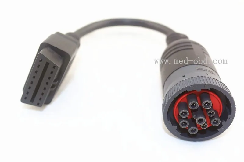 Deutsch J1939 9pin to 16pin OBD 2 Tuck кабель 9 pin 16 PIN Female 1 фут/0,3 м