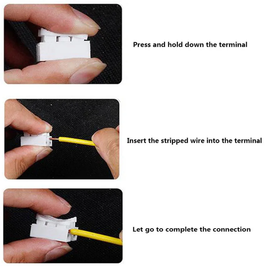 Пружинный быстрый соединитель провода 3p G7 электрические обжимные клеммы блок Кабельный соединитель зажим легко подходит Светодиодная лента 0,5-4,0