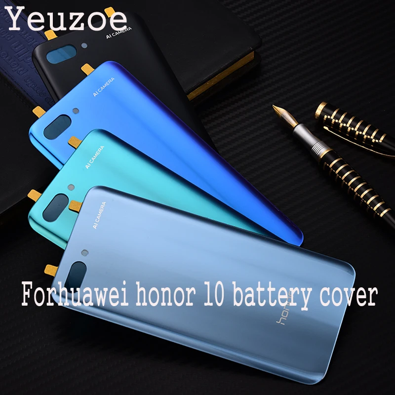 

Fashion Rear Housing Cover For HUAWEI Honor 10 honor10 Battery Case 3D Reflection Glass Back Door Replcement ,Adhesive Sticker