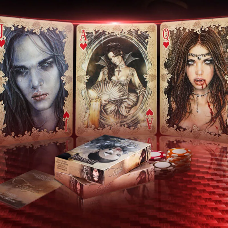 1pc Bicycle Favole Playing Cards Collectible Victoria Frances Underwor Magic Category Poker Cards Game for Professional Magician 1pc Bicycle Favole Playing Cards Collectible Victoria Frances Underwor Magic Category Poker Cards Game for Professional Magician
