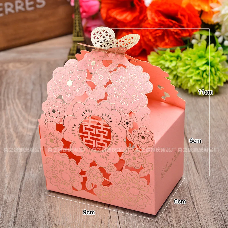 Wedding Paper Candy Box Sweets Gift Bags Favor Boxes With Ribbon Sweet Package Box Wedding Party Decoration Gifts For Guests (3)