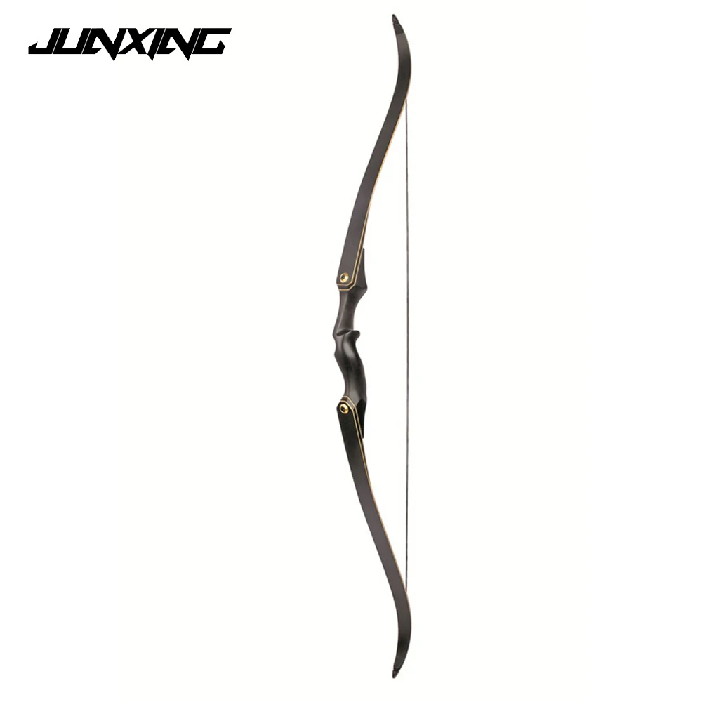 

F171 30-55 LBS Right/Left Hand American Hunting Bow 60 inches with 15 inches Colorful Black Riser Tradition Bow Outdoor Hunting