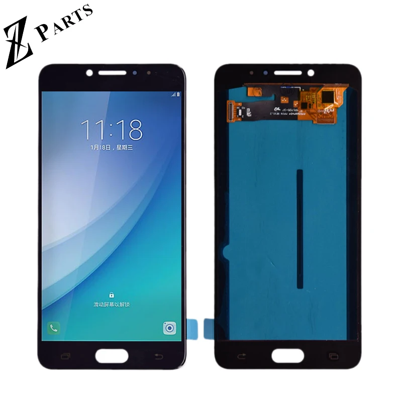 ЖК-дисплей Super Amoled для Samsung Galaxy C7 pro C7010 с сенсорным экраном и дигитайзером в сборе