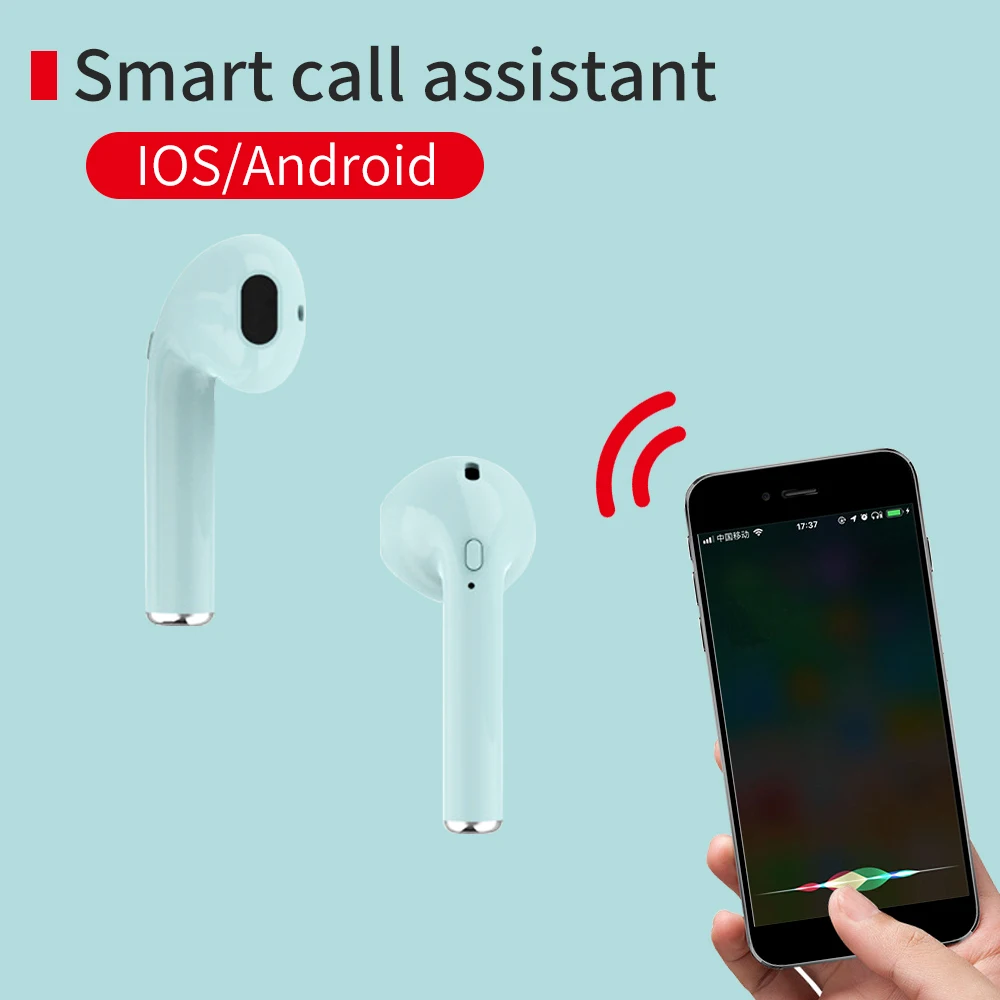 Bluetooth 5,0, беспроводные наушники I20 TWS, Bluetooth гарнитура, портативные стерео наушники-вкладыши, беспроводные наушники с зарядным устройством, микрофон HiFi