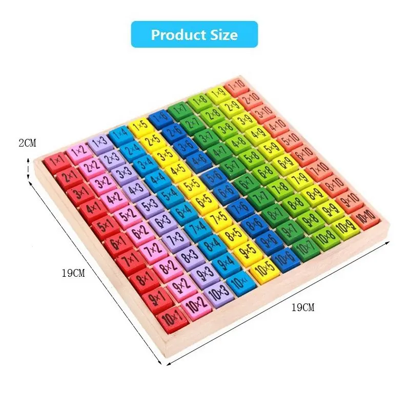Montessori Educational Wooden Toys for Children Baby Toys 99 Multiplication Table Math Arithmetic Teaching Aids for Kids Montessori Educational Wooden Toys for Children Baby Toys 99 Multiplication Table Math Arithmetic Teaching Aids for Kids