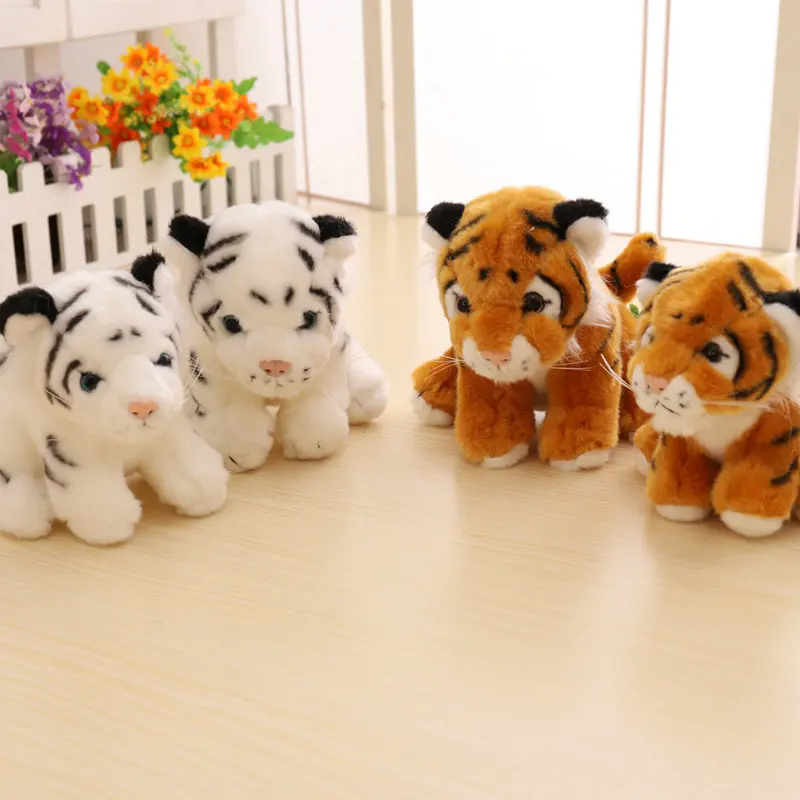 1 unid simulación suave tigre de Peluche animales juguetes de Peluche almohada Animal Peluche muñeca algodón niños Brinquedo juguetes para niños regalo