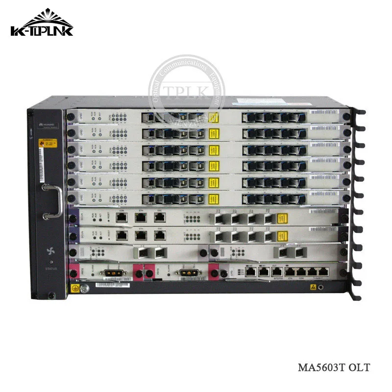 Hua wei 19 дюймов MA5603T OLT GPON 2* SCUN 2* PRTE 2* GICF поддержка ADPE, GPFD карты сети оптической линии терминалы DSLAM servi